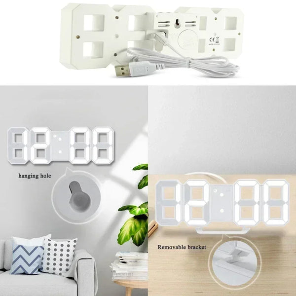 Clarity LED Desk Wall Clock
